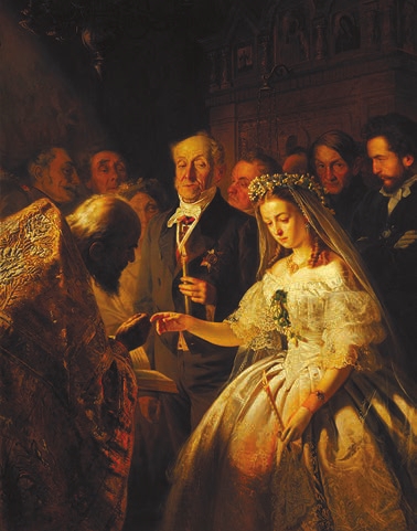 Василий Пукирев. Неравный брак, 1862