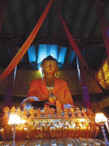 Будда. Монастырь Хемис. 19 июня 2015 года. Фото В. Скворцова