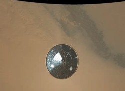 Цветное изображение теплозащитного экрана миссии Mars Science