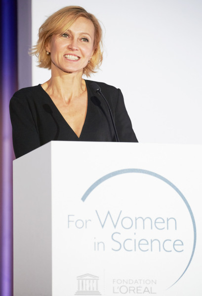 Ингебора Дапкунайте на церемонии премии "Для женщин в науке"
