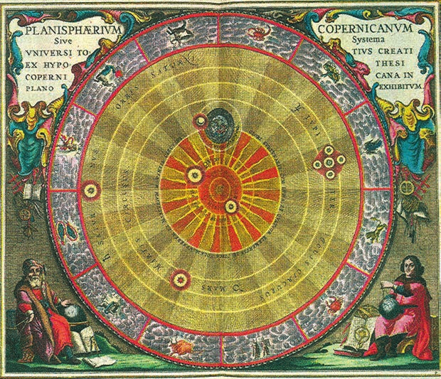 Иллюстрация из атласа звездного неба «Гармония Макрокосмоса» (1660)