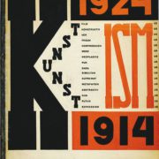 Обложка книги: Эль Лисицкий и Ганс Арп. Измы искусства. 1914—1924. Коммуна Эрленбах, Цюрих, Мюнхен и Лейпциг: Eugen Rentsch Verlag, 1925