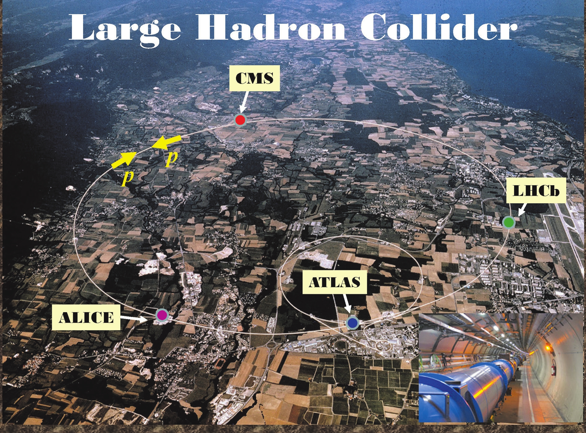 Рис. 5. Схема Большого адронного коллайдера (фото с сайта cds.cern.ch)